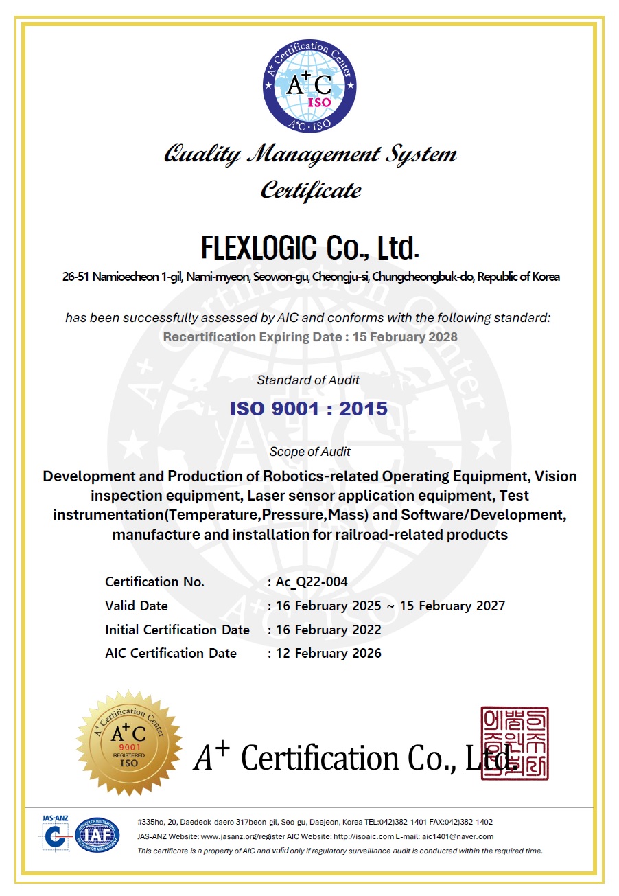 Quality Management System Certificate